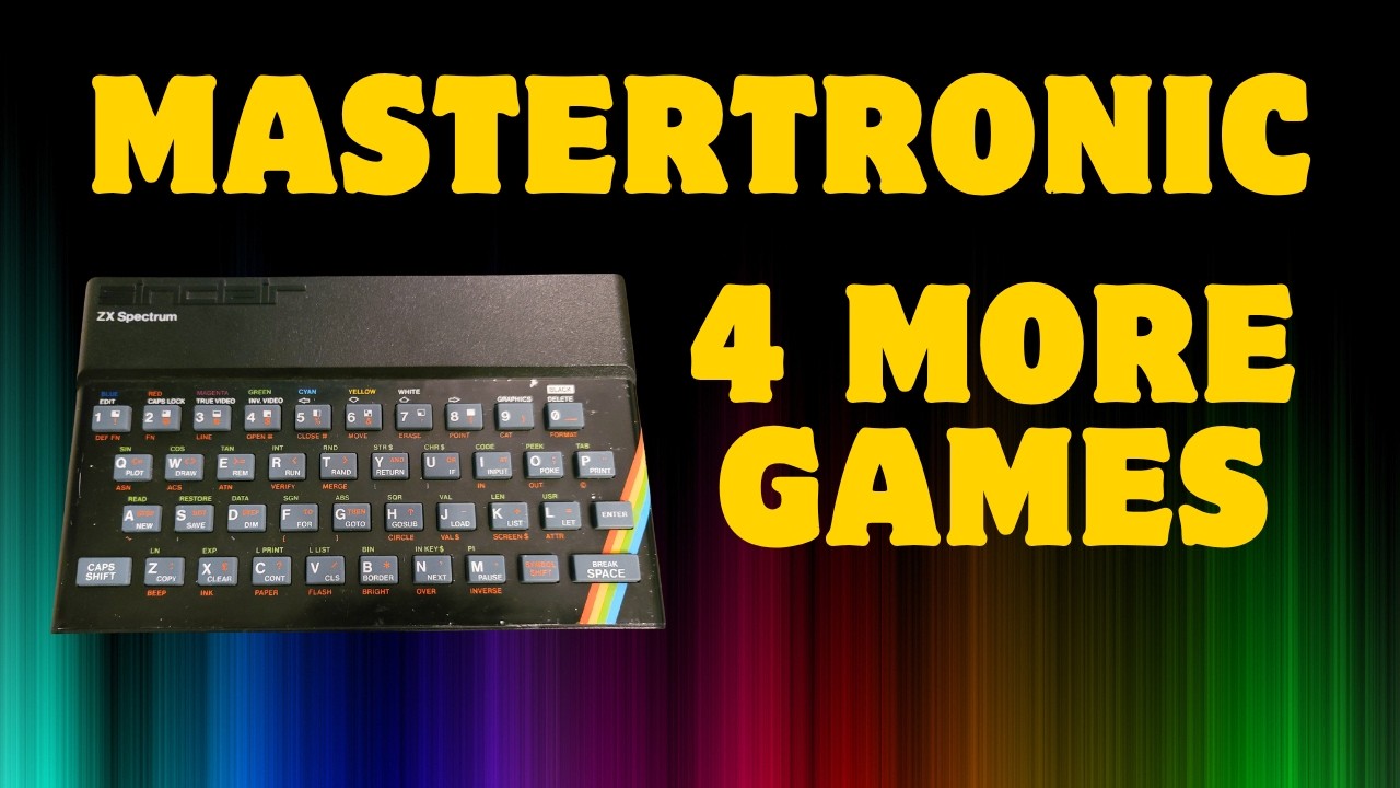 4 More Mastertronic Games for The ZX Spectrum Added To My Collection. Well Happy With These Ones!