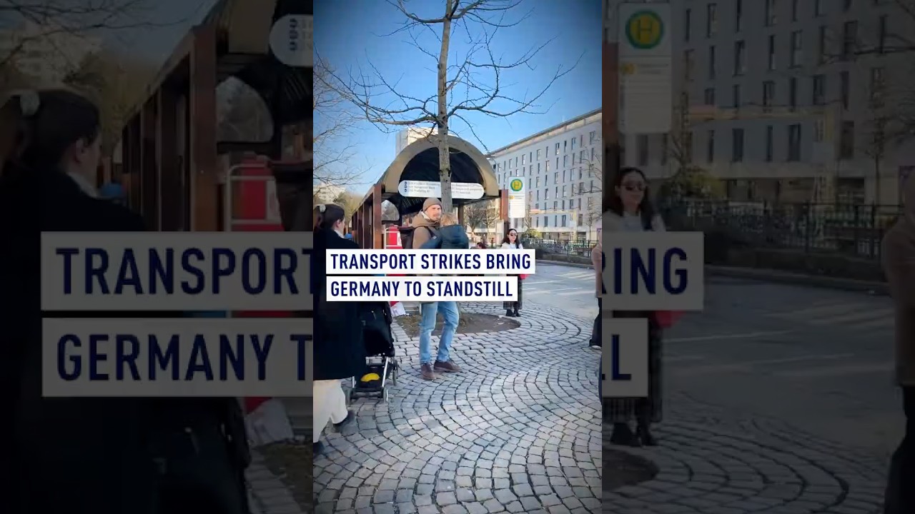 Транспортные забастовки парализовали Германию.