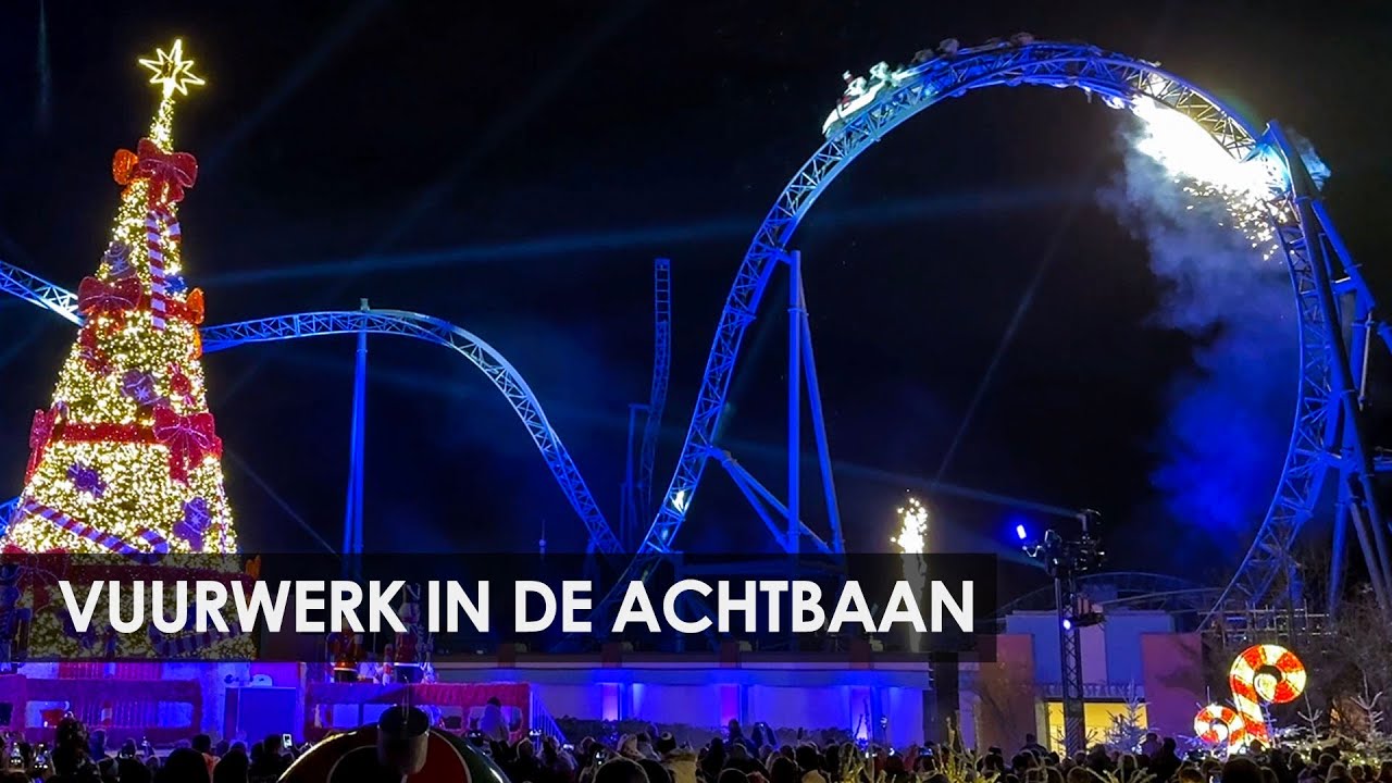 Movie Park Germany vernieuwt kerstspektakel Hollywood Christmas Lights: vuurwerkfontein in achtbaan
