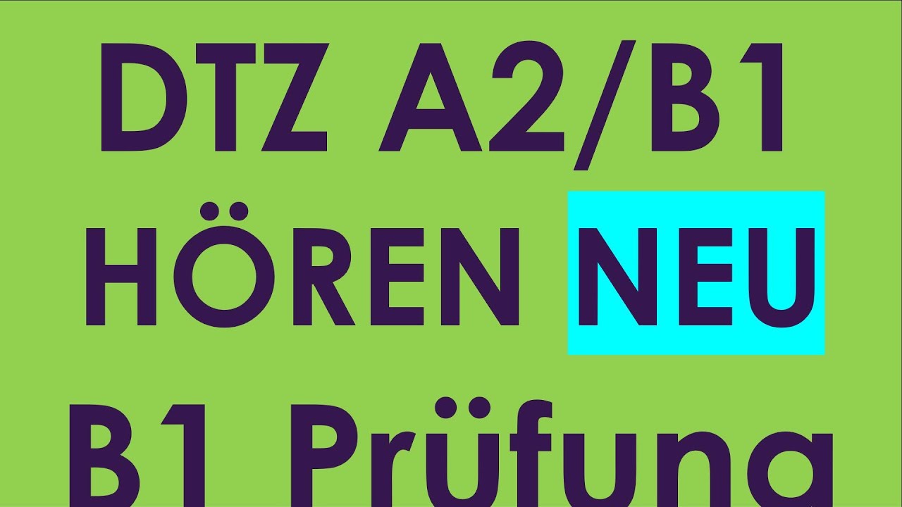 DTZ B1 Hören, Prüfung B1 Neu #dtz #dtzb1 #dtzhören #dtzb1 #gastdtz #gastb1 #b1hören #hörenb1