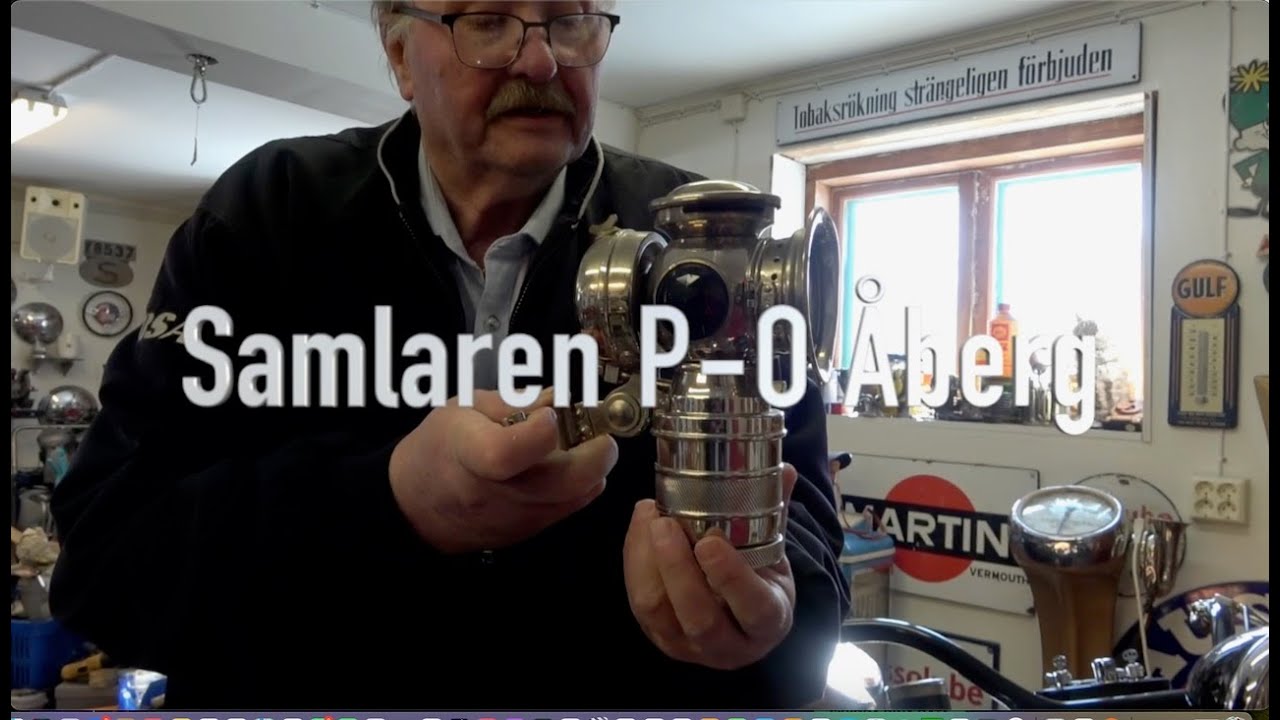 P O Åberg samlare & motorentusiast