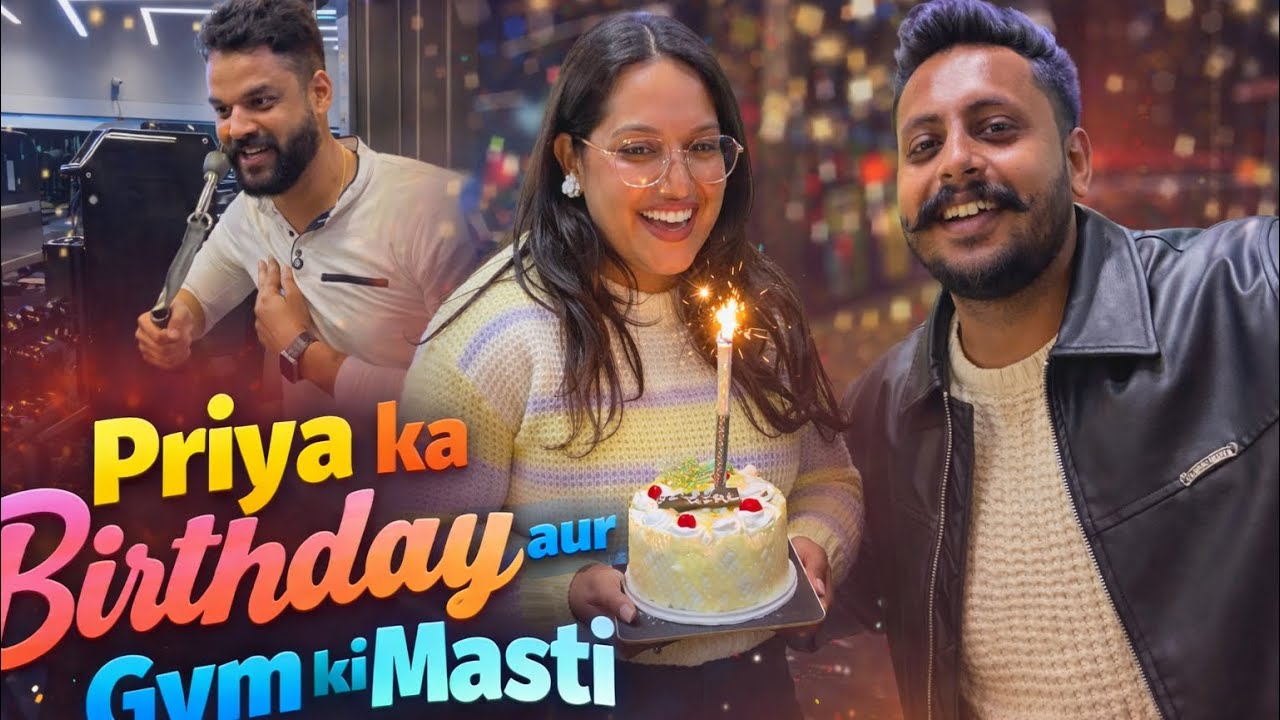 Birthday par calories intake zyada ho gya 😅