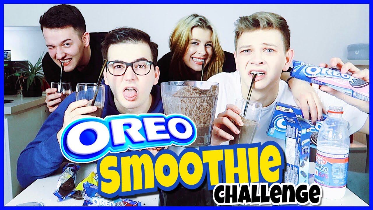 OREO SMOOTHIE CHALLENGE | Dominik Rupiński & Smav