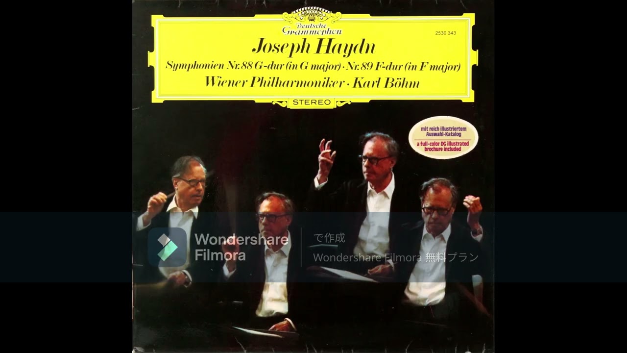 [High quality🌟] Joseph Haydn - Symphony No. 88 ”The Letter V”/ Karl Böhm & Wiener Philharmoniker