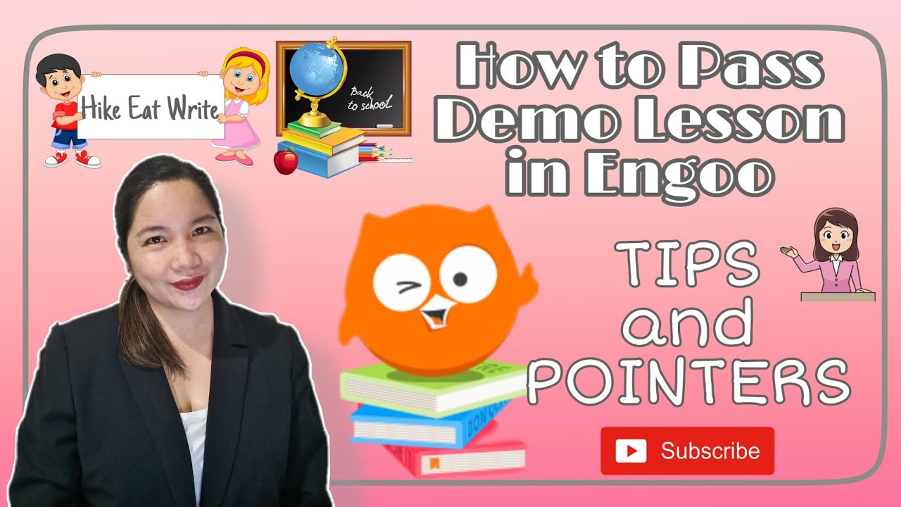 How to passed Demo Lesson in Engoo (Tips and Pointers) by Hike Eat Write