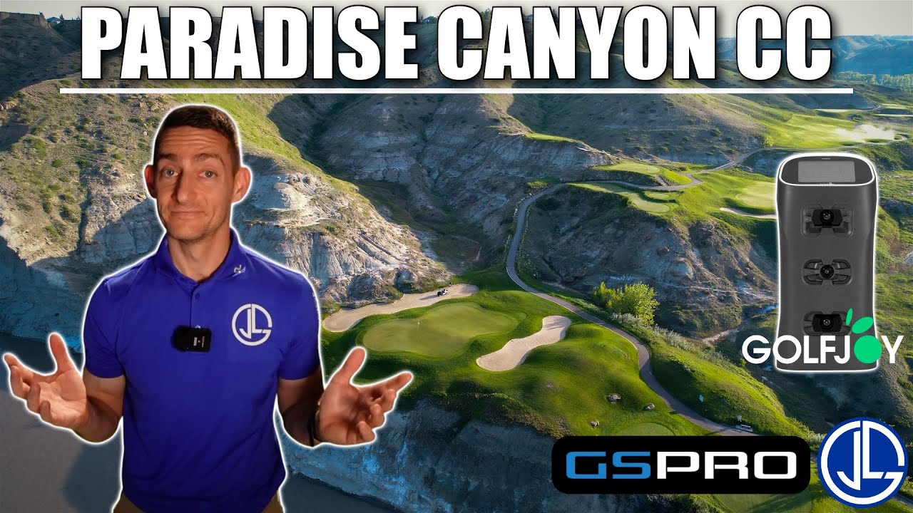 Загородный клуб Paradise Canyon | Видеообзор GSPro | GolfJoy Spica 3 | TSquared и Грег Макдональд