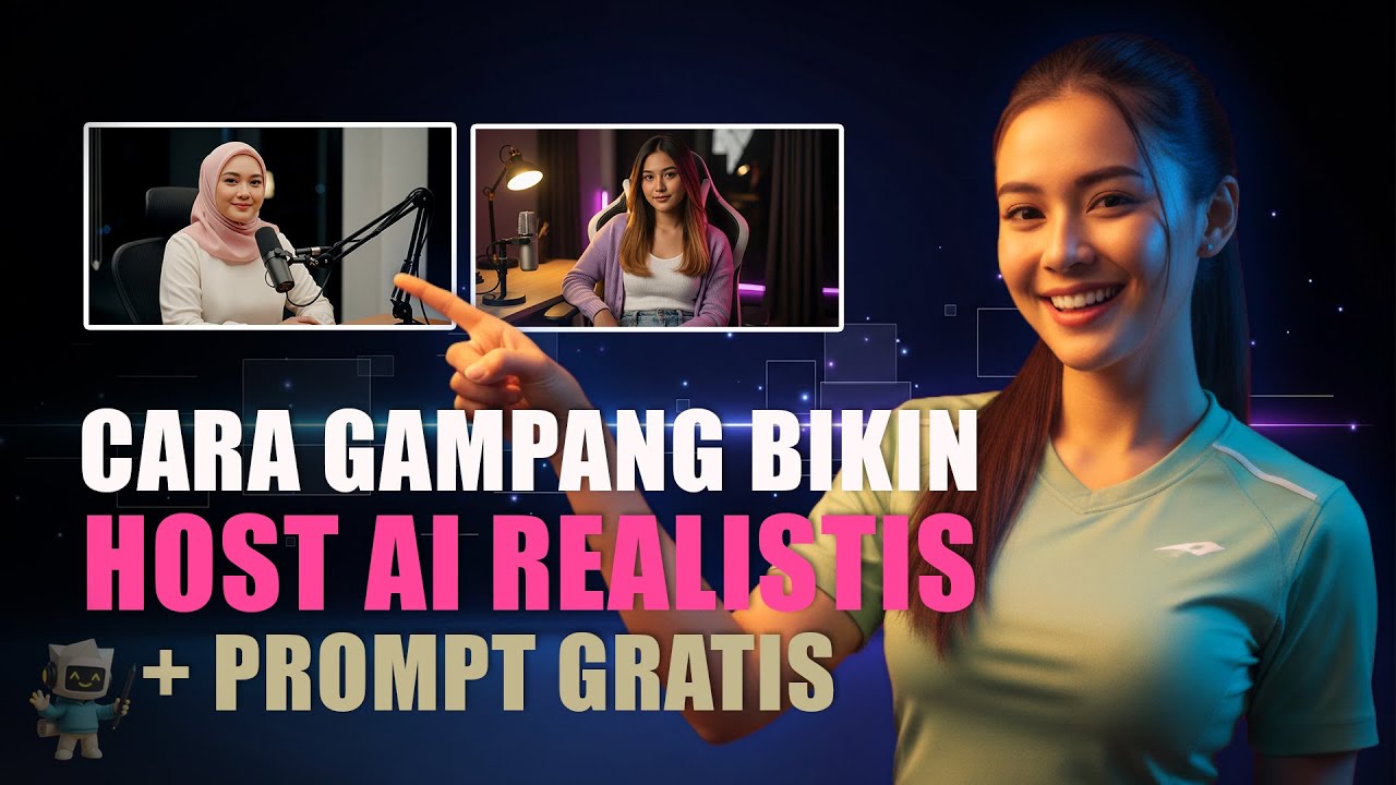 Tutorial Host AI Realistis — Mulai dari Gambar Sampai Jadi Presenter!