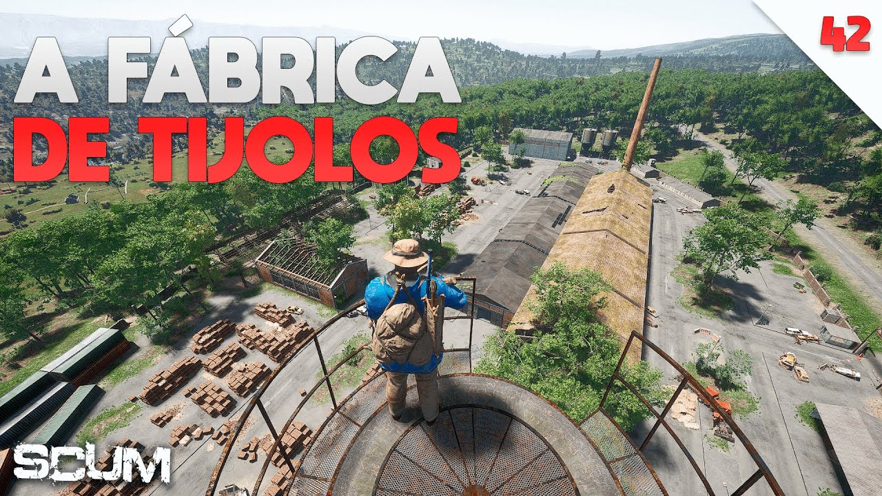 CONHECENDO A NOVA FÁBRICA DE TIJOLOS | Scum Gameplay - Sobrevivência Solo #42