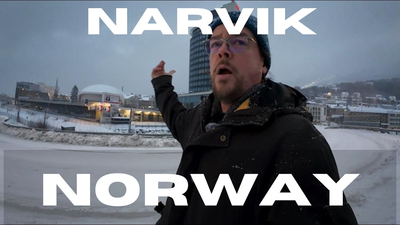 🇳🇴 Arriving in the Polar Night Filled with Arctic Charm in Narvik, Norway (#AGP374) 🏔️