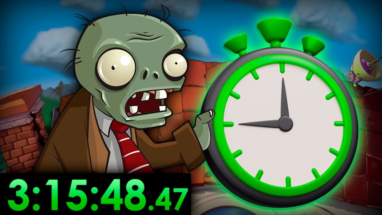 El SPEEDRUN de Plantas vs. Zombies es... MATEMÁTICO!? WTF