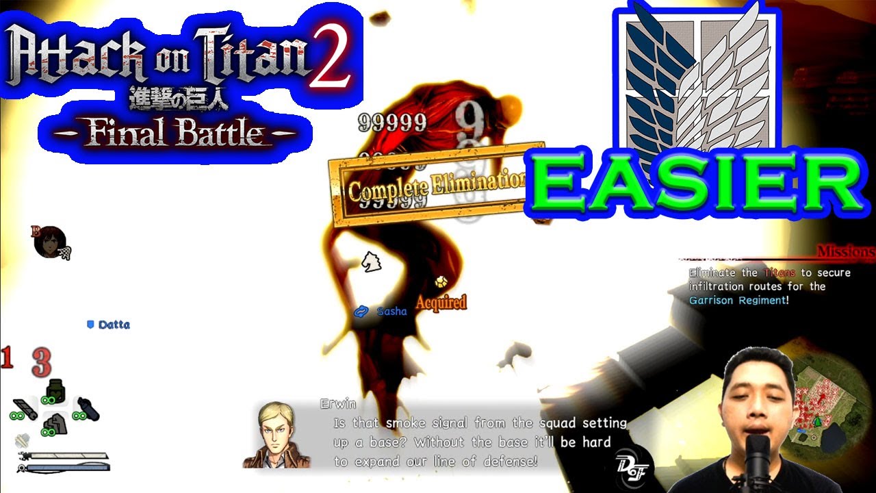 AOT 2 Final Battle - More Easier Way to Farm Wings of Freedom Points