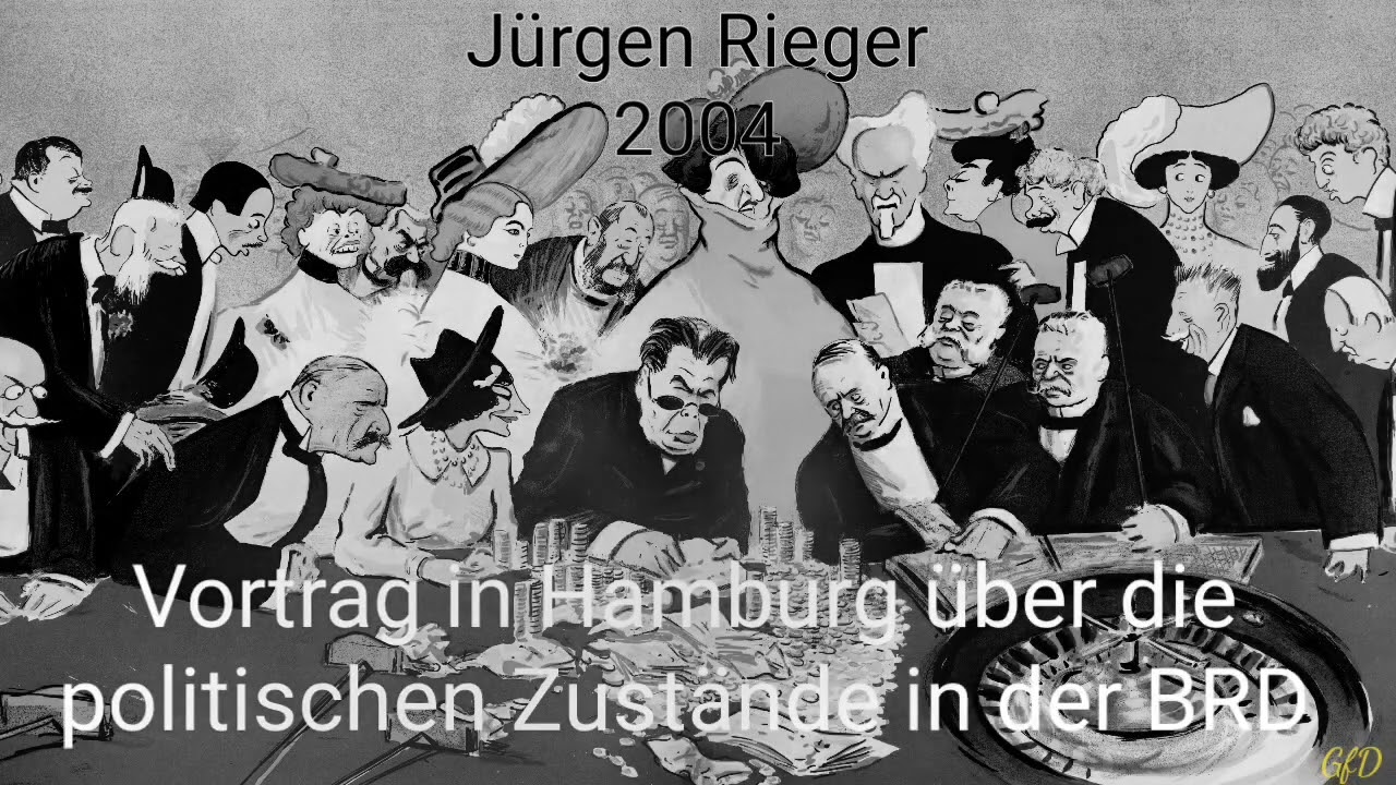 Vortrag in Hamburg &uuml;ber die politischen Zust&auml;nde in der BRD / J&uuml;rgen Rieger