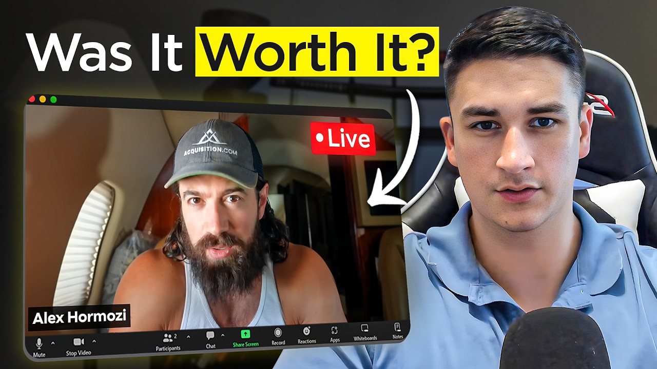 I Paid Alex Hormozi $24k To Help Grow My AI Agency (Live Call)