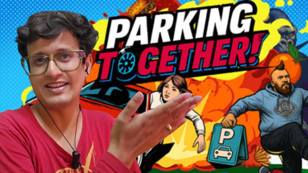 Playing Parking Together! with my subscriber