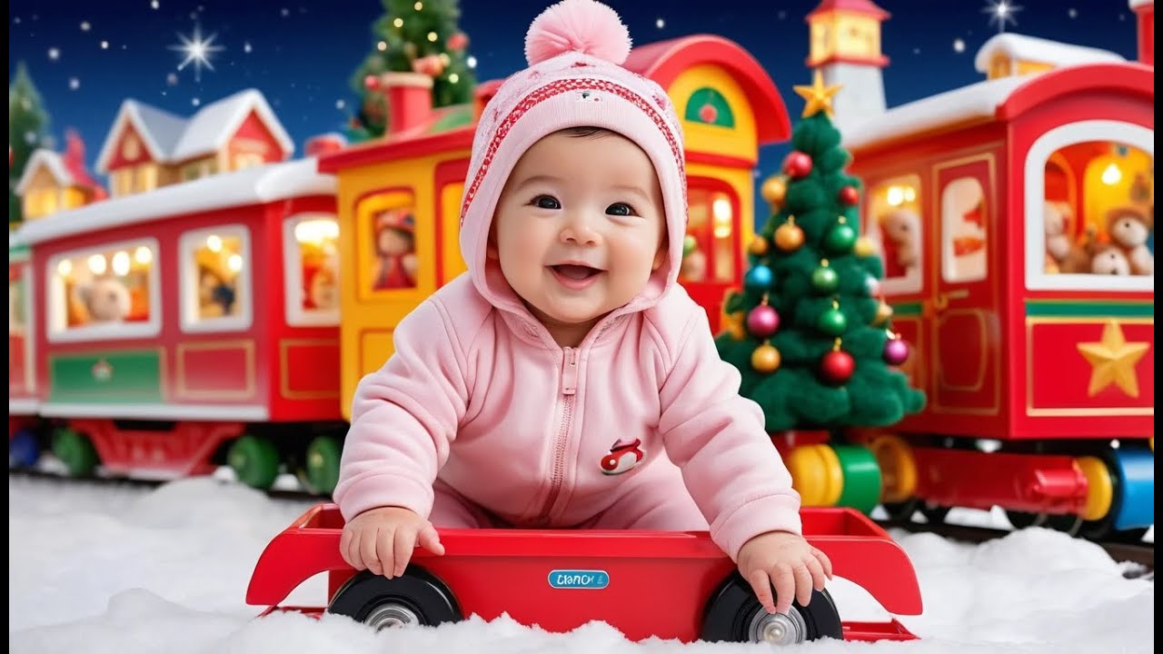 Toy Train Christmas to New Year Ride | Holiday Fun Learning Song for Toddlers & Preschoolers