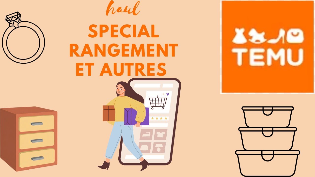 HAUL temu #temu spécial rangement ♥️♥️