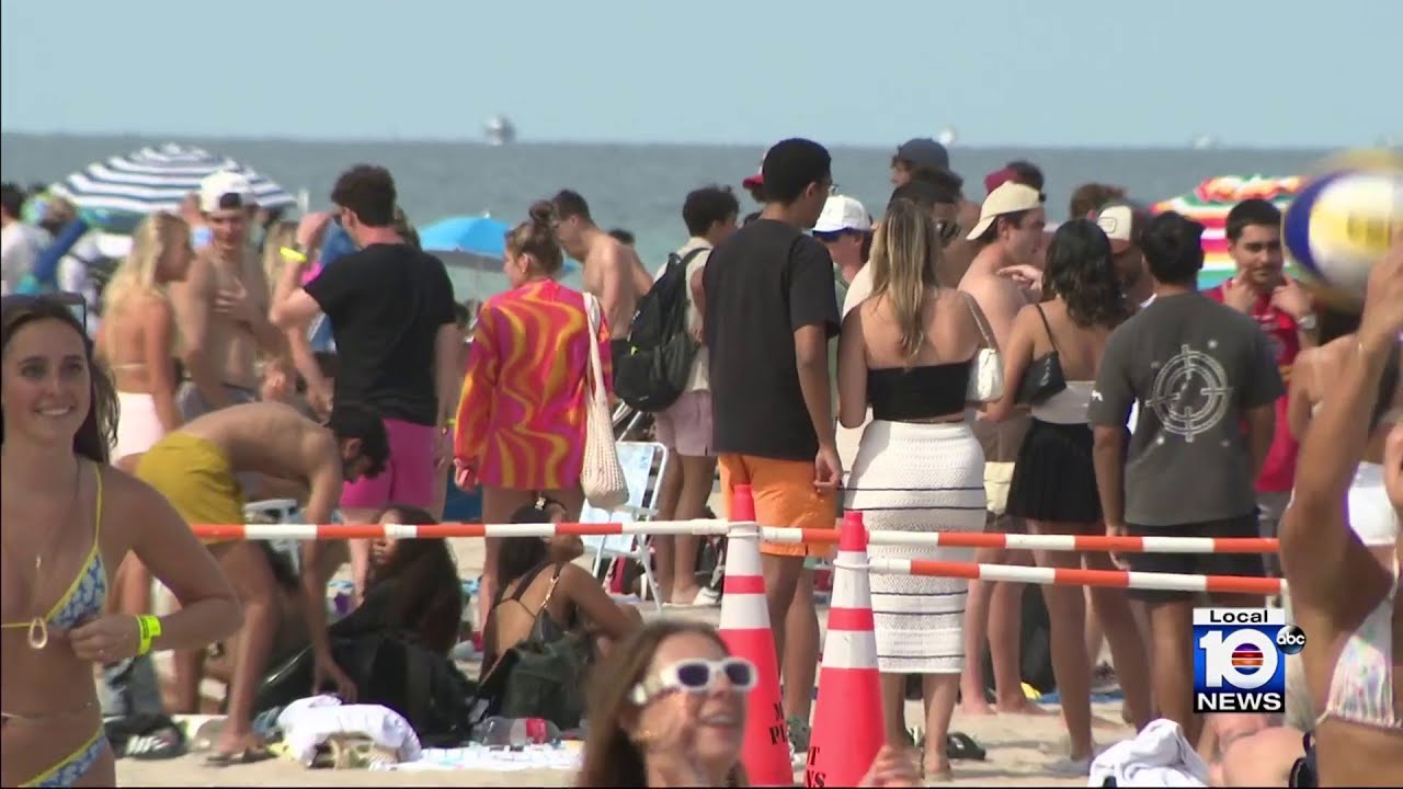 Spring breakers living it up in South Florida