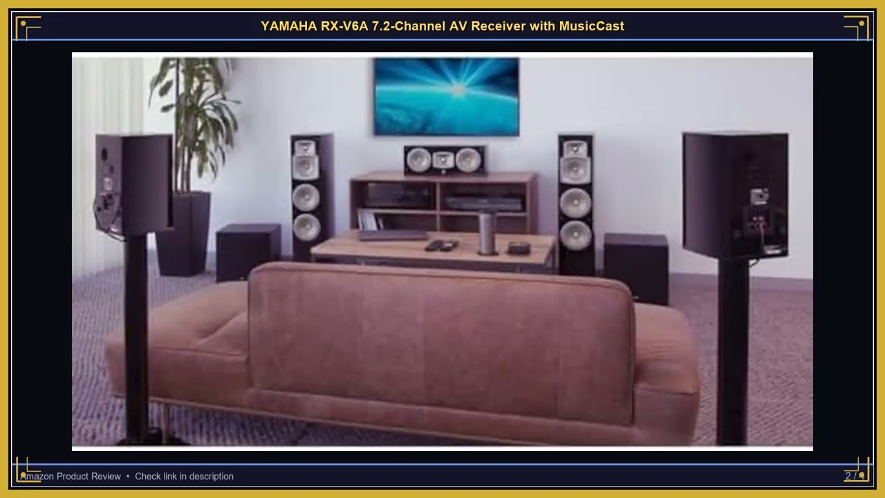 YAMAHA RX-V6A 7.2-Channel AV Receiver with MusicCast Review