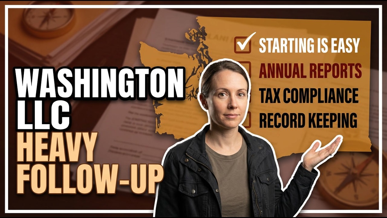 WASHINGTON LLC Setup: Simple Start, Heavy Follow-Up
