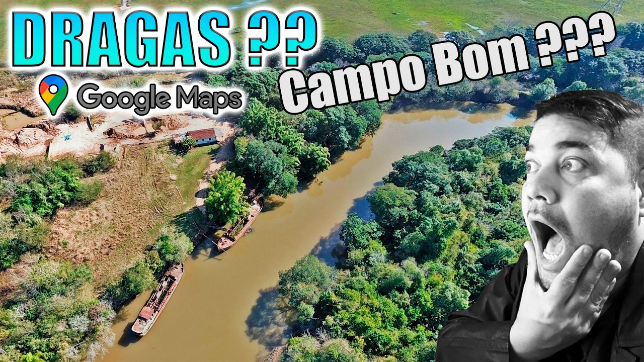 Campo Bom! Dragas Encontradas! Rio dos Sinos, Banhad&atilde;o que Causa enchentes
