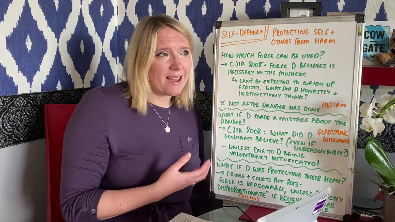 Consent and self-defence summary