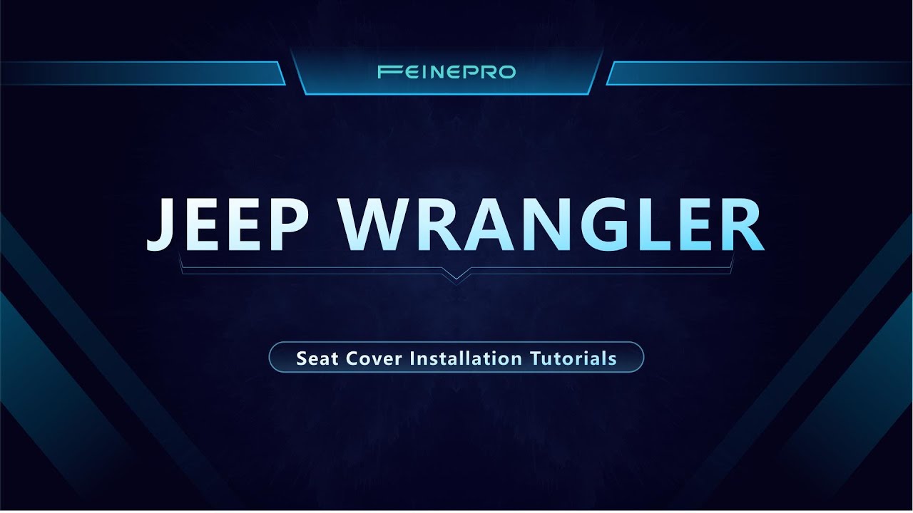 How To Install Seat Covers for JEEP WRANGLER - #caraccessories #installation #jeepwrangler