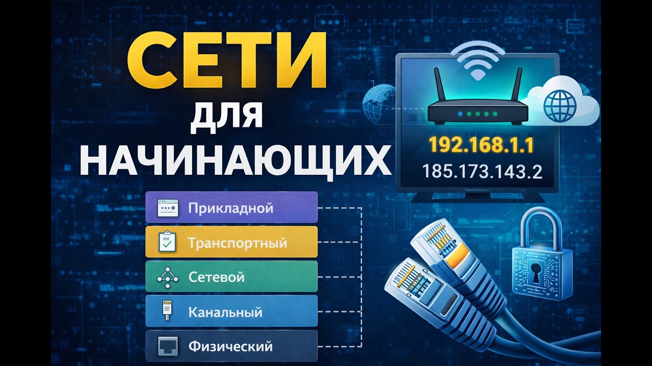 СЕТИ ДЛЯ НАЧИНАЮЩИХ — полная база, которую должен понимать каждый.