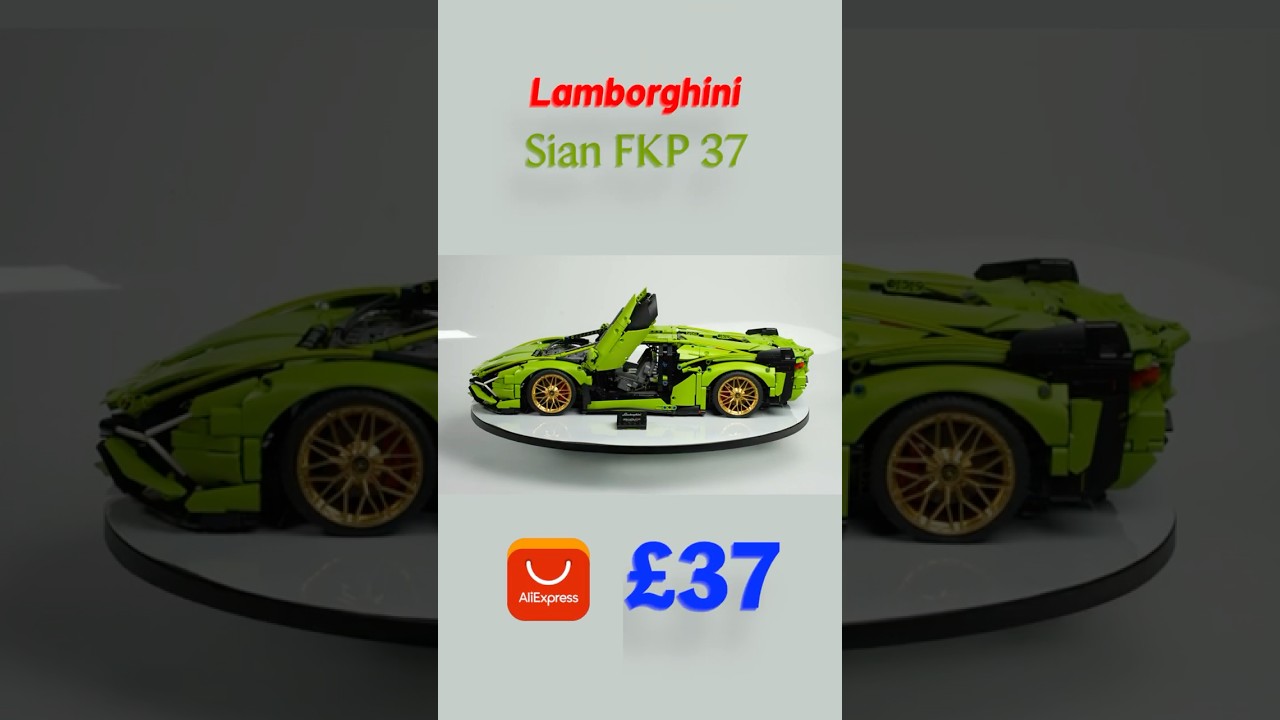 How good is that Super cheap Lamborghini Sian from Aliexpress? #legotechnic