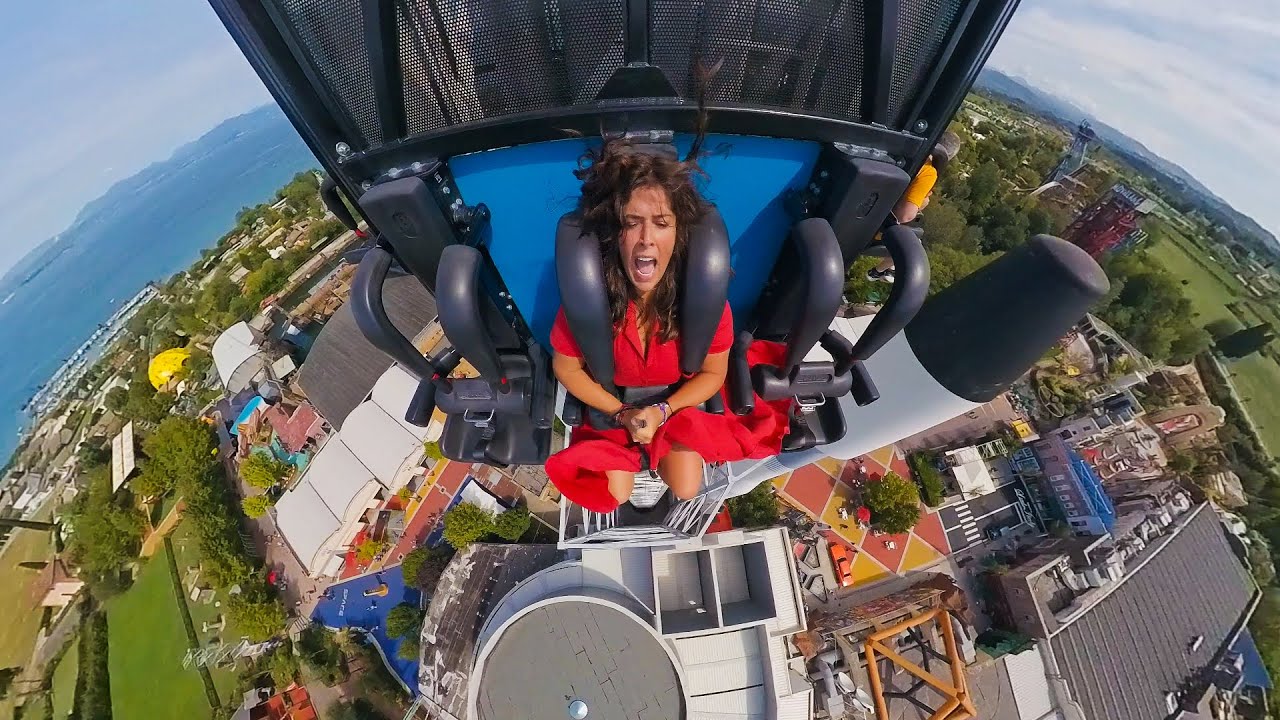 DON'T FREAK OUT! 😱 Space Mission Orbit Movieland Italy!