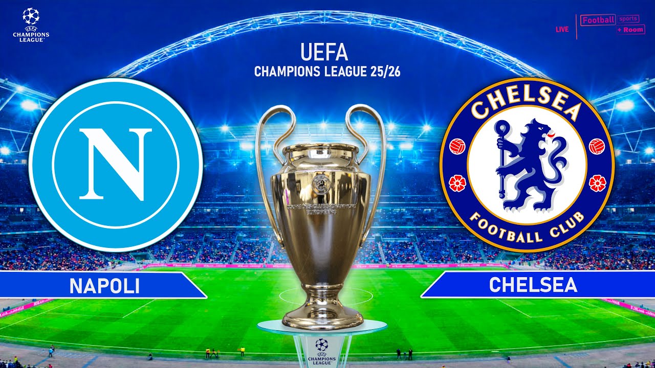NAPOLI vs CHELSEA | UEFA Champions League 2025/26 | Full Match All Goals  - PES 2021 Simulation