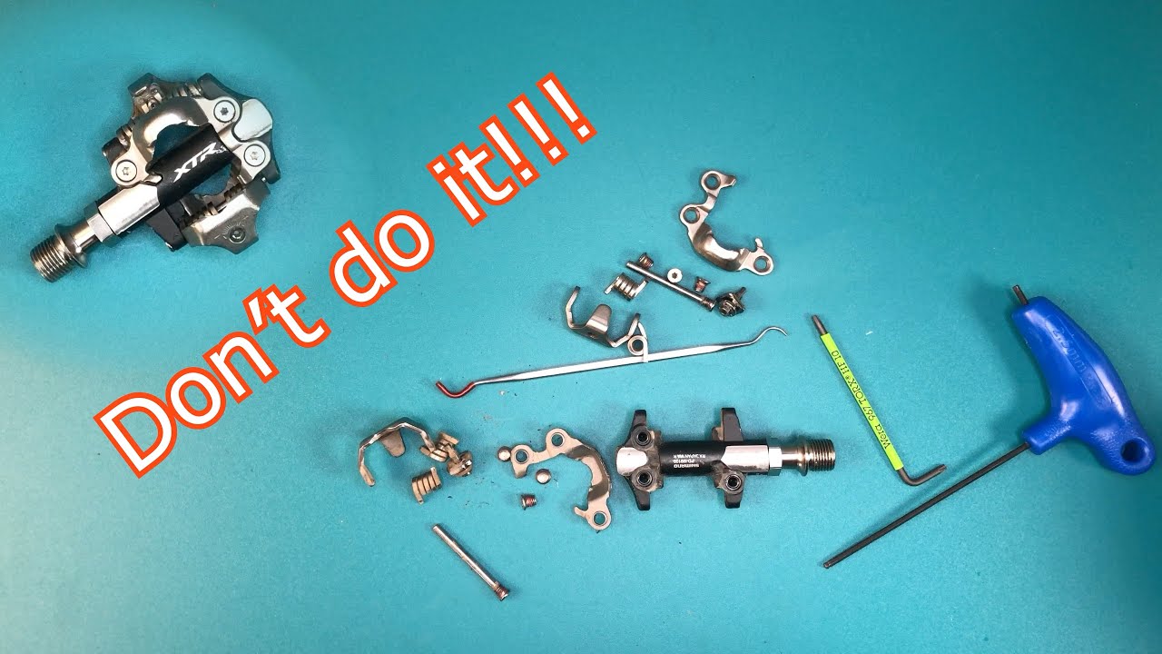 How to service SPD cleat springs/retention – Shimano XTR PD-M9100