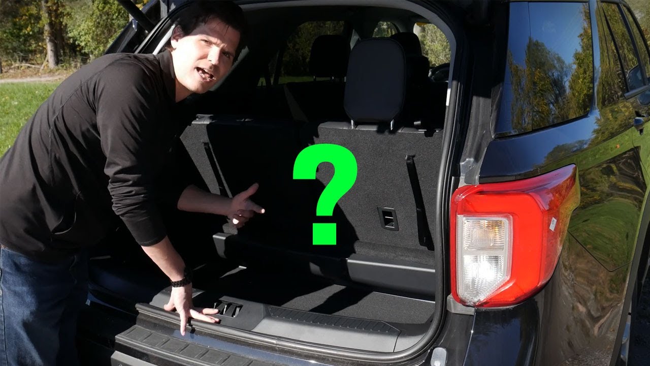 Cargo dimensions of the 2022 Ford Explorer