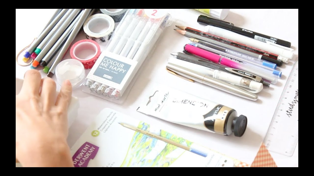 Journaling Tools: What's in my pencil case