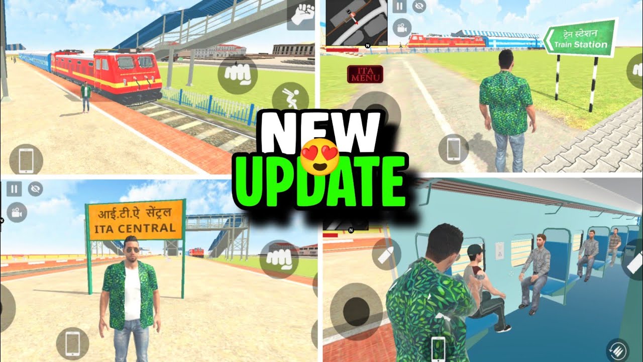 Finally Train Station Add | Indian Theft Auto New Update | Train Station Location Indian Theft Auto