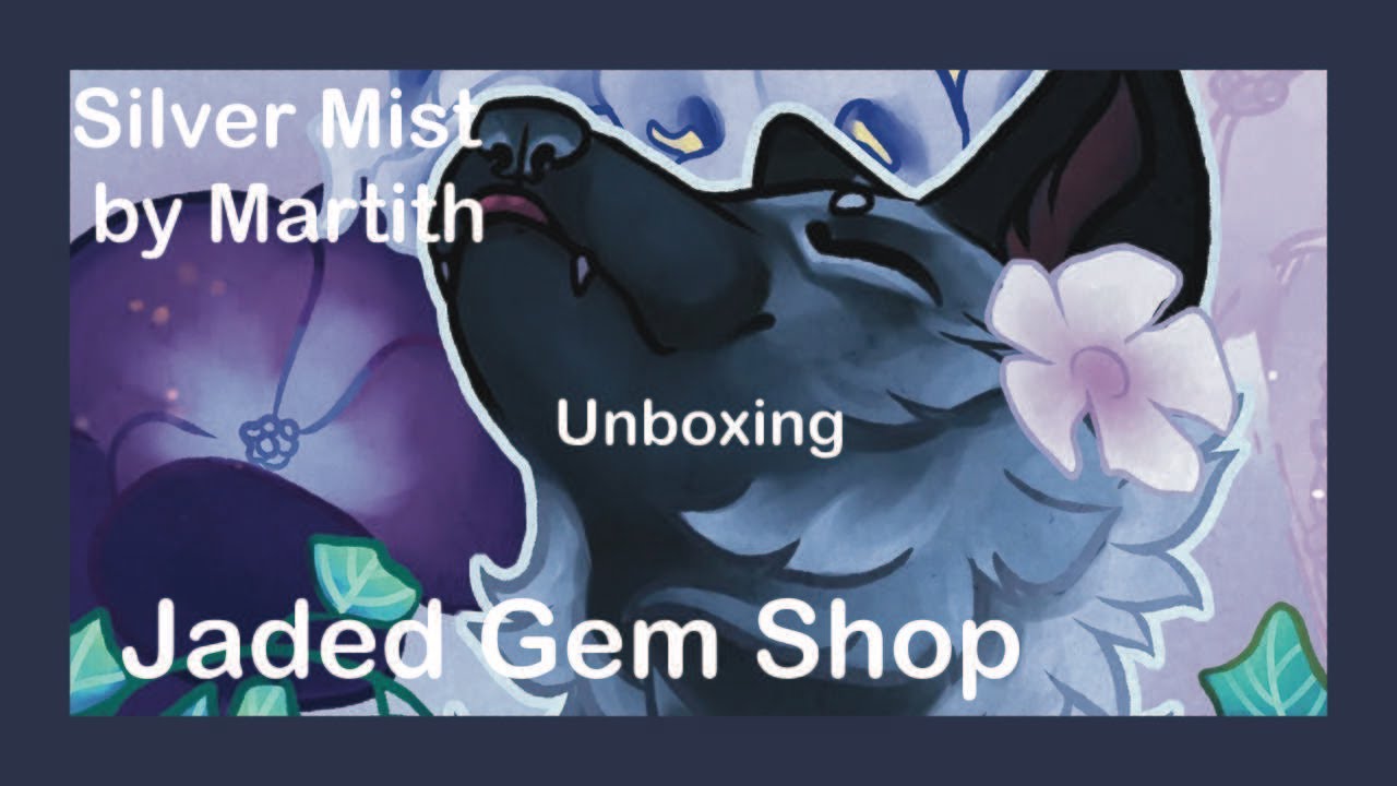 Silver Mist by Martith diamond painting Jaded Gem Shop unboxing
