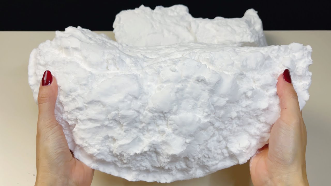 #asmr Pure baking soda crunch❄️❄️#explore