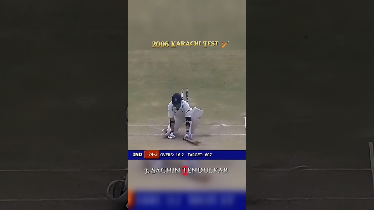 India Vs Pakistan 2006 Karachi Test 🏏 #shorts #cricket