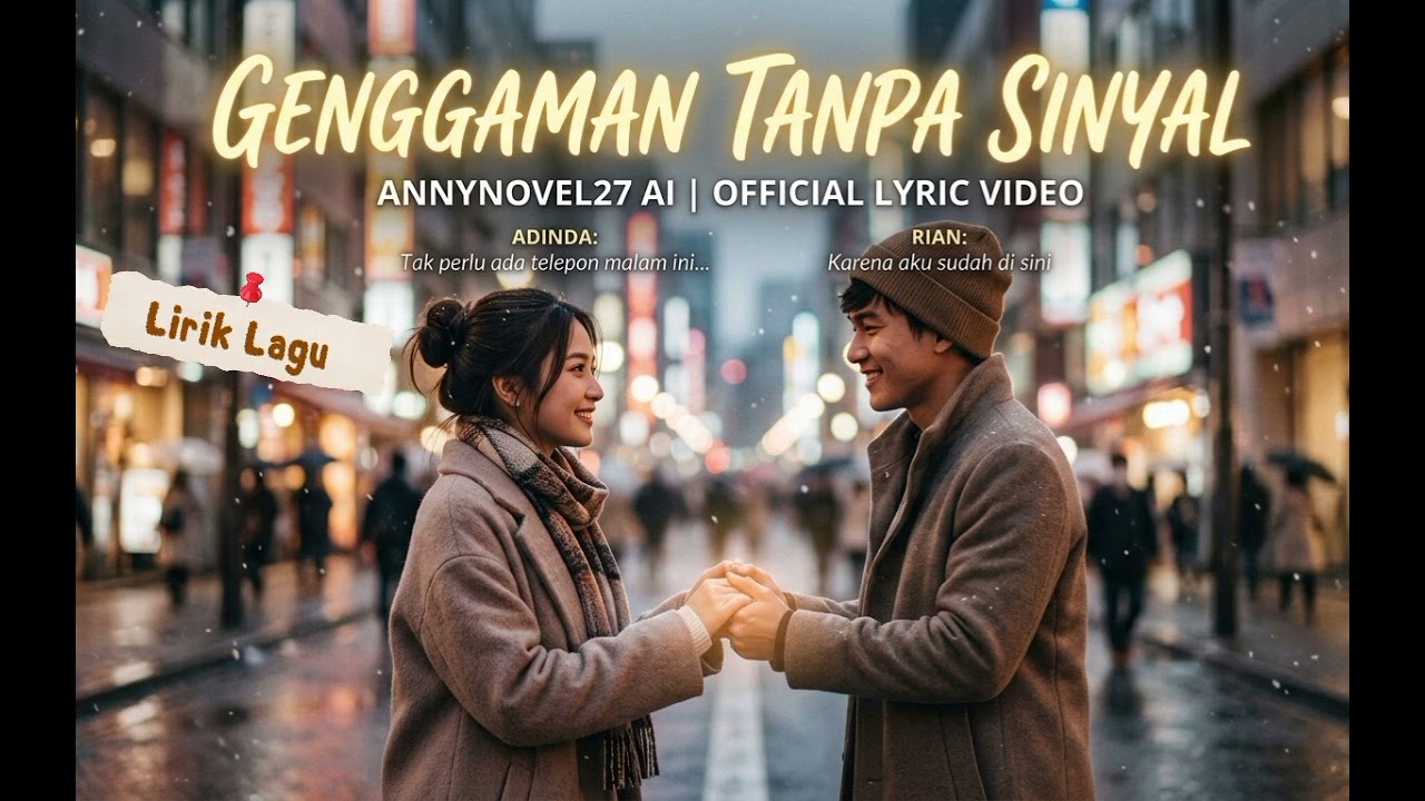 Genggaman Tanpa Sinyal – Annynovel27 Ai (Official Lyric Video)