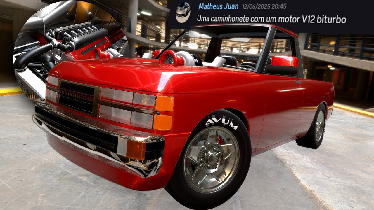 FIZ UMA CAMINHONETE DE 1500HP - ficou insana!!