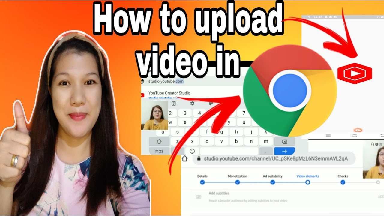 PAANO MAG UPLOAD NG VIDEO SA YOUTUBE STUDIO GAMIT ANG CHROME TAGALOG TUTORIAL