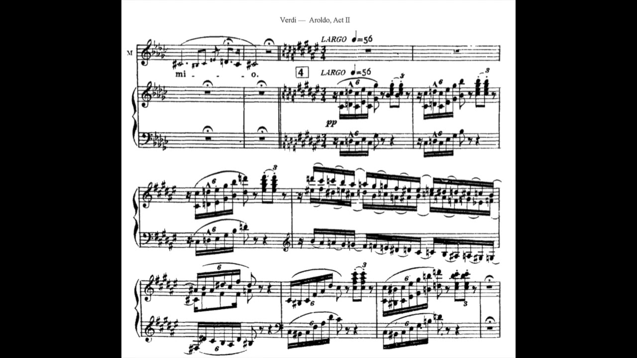 Maria Callas - Aroldo arias (1964) [score]