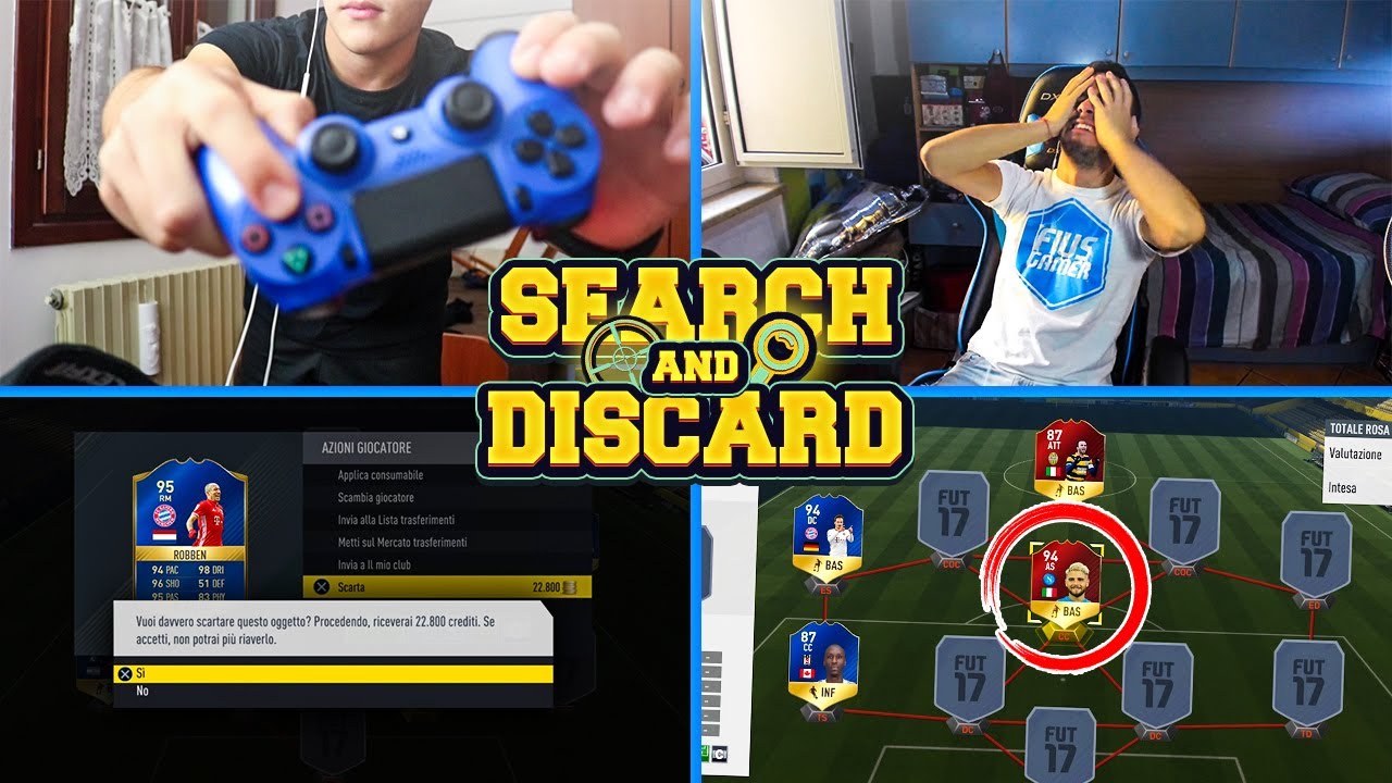 FIUS GAMER *MI SCARTA* ROBBEN 95 TOTS!!!? - Search and Discard w/ Fius Gamer