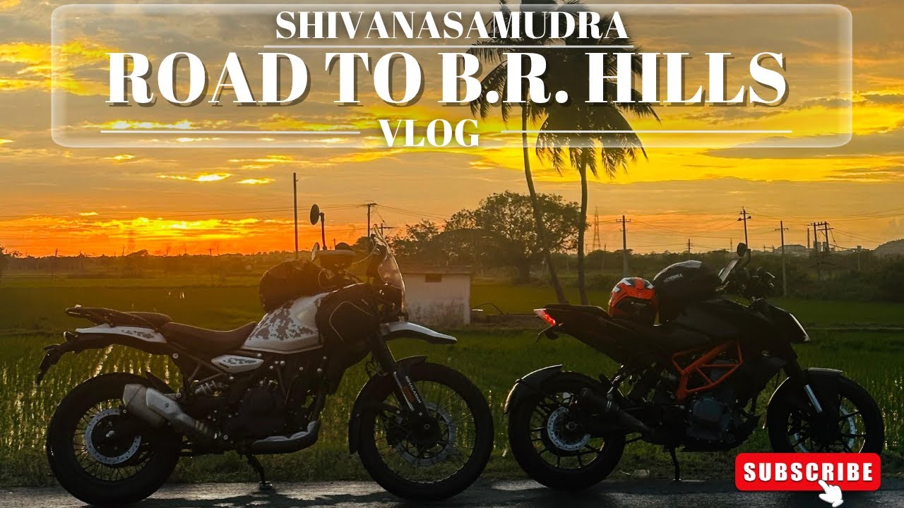 Bengaluru to BR Hills | Shivanasamudra Fall | Himalayan 450 x KTM Duke 390 #royalenfieldhimalayan
