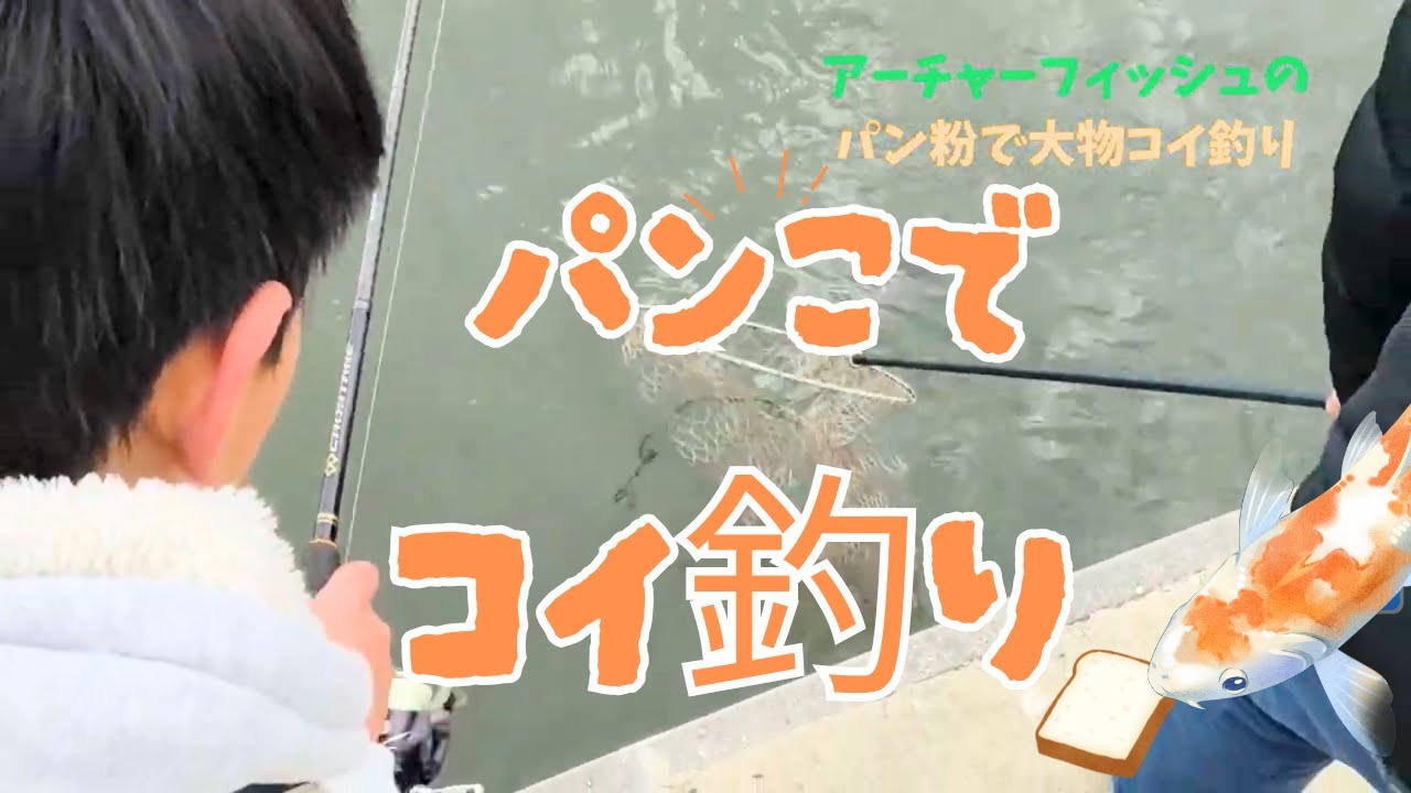 【パン粉で大物コイを釣りあげろ！】～パンがなかったのでパン粉でコイ釣りしちゃうよ～