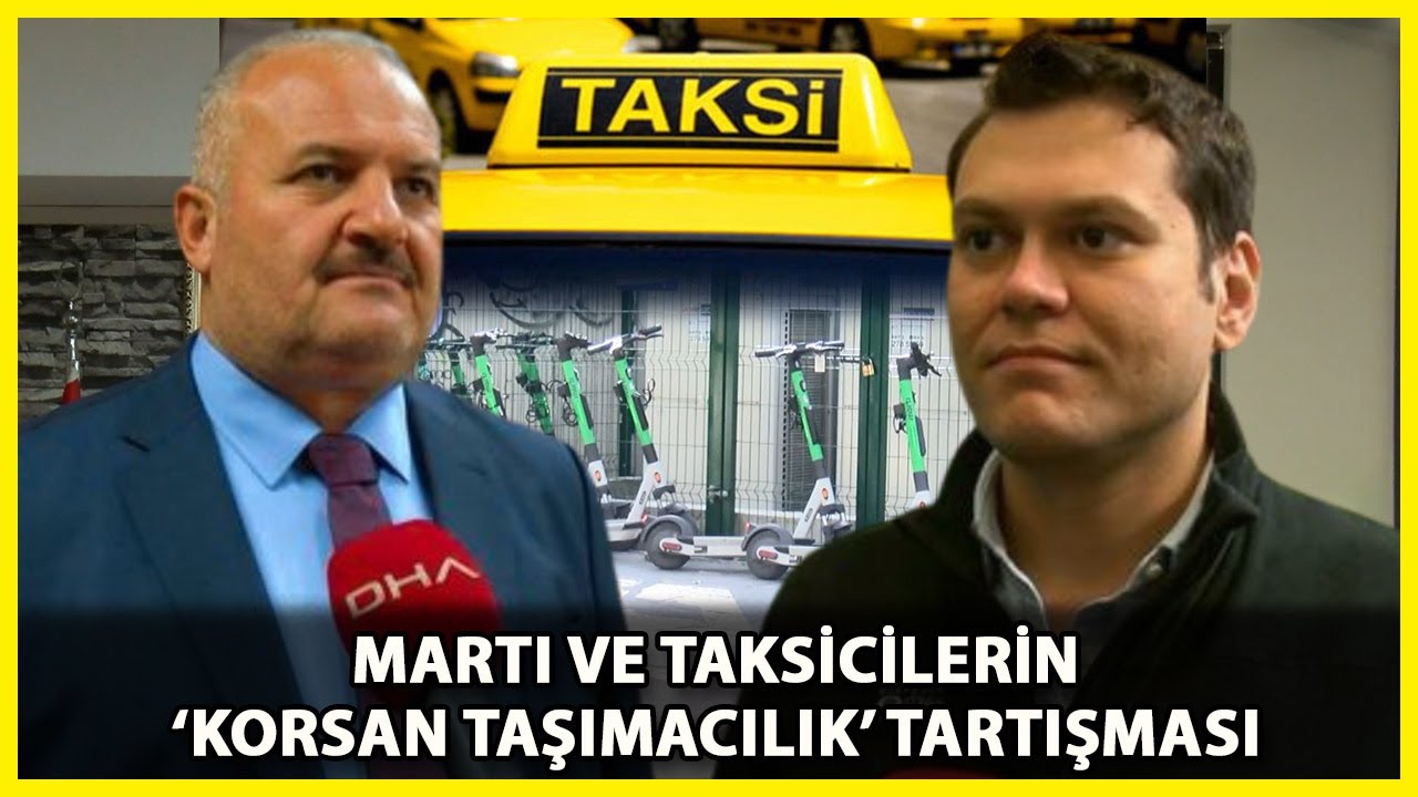 Martı ve Taksicilerin ‘Korsan Taşımacılık’ Tartışması