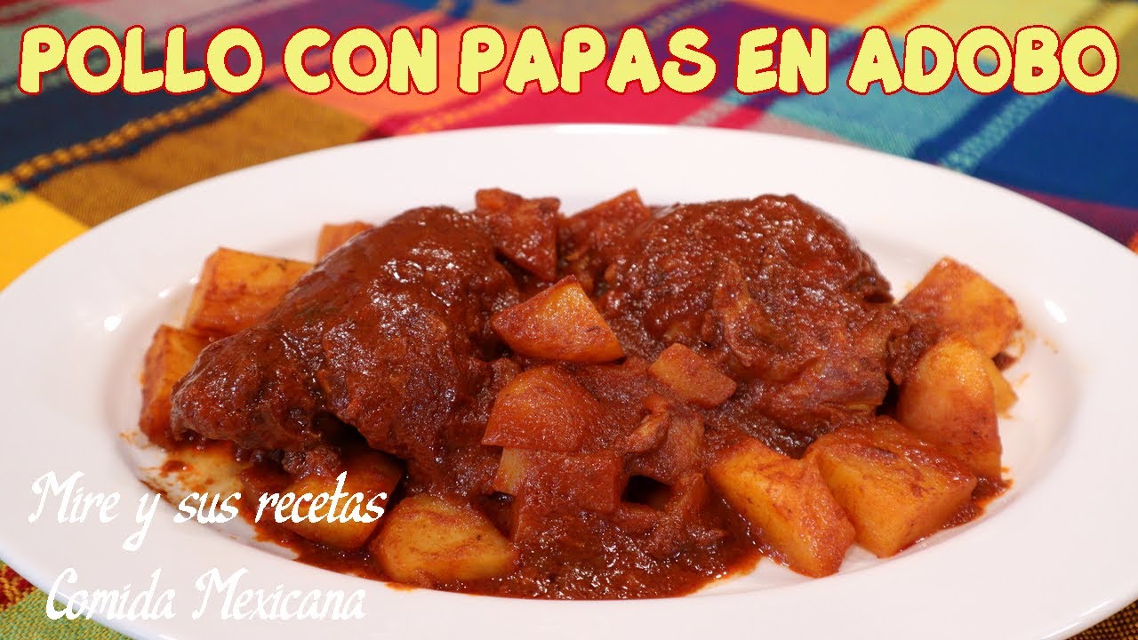 Pollo con Papas en Adobo! Receta Rica Economica y Rendidora