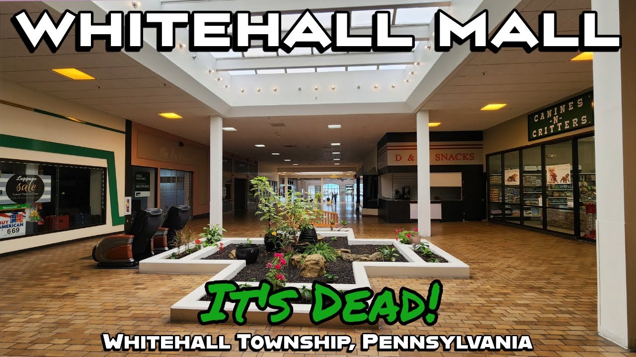 What Remains of Whitehall Mall, An Unquestionably Dead Mall! Whitehall Township, Pennsylvania.