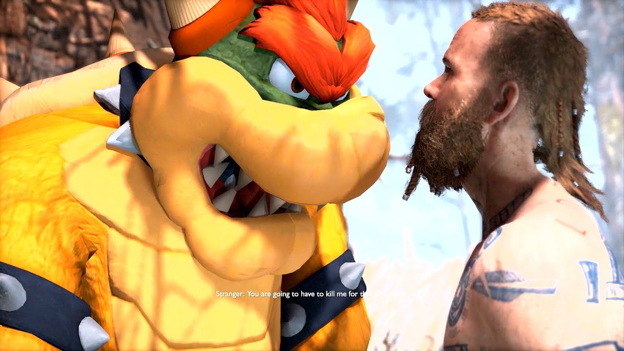 God of War Bowser (King Koopa) VS Baldur