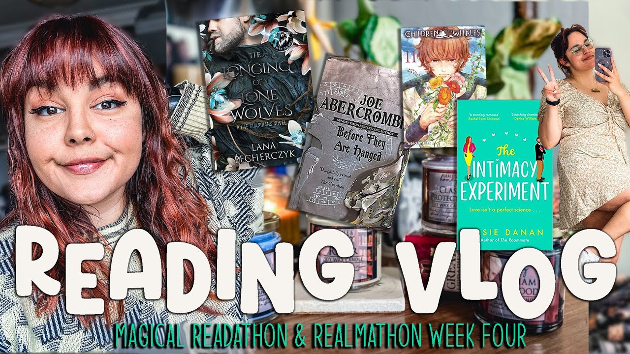 WEEKLY READING VLOG 📖 A New Candle Launch 🕯️ Magical Readathon & Realmathon Week 4 🌊