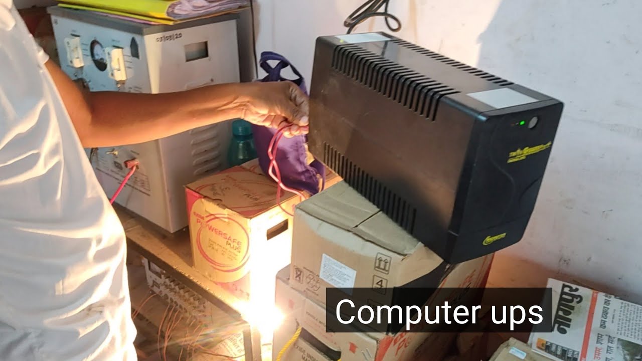 Computer PC Ups Battery Installation in Ups || How do I change the battery in my UPS computer?
